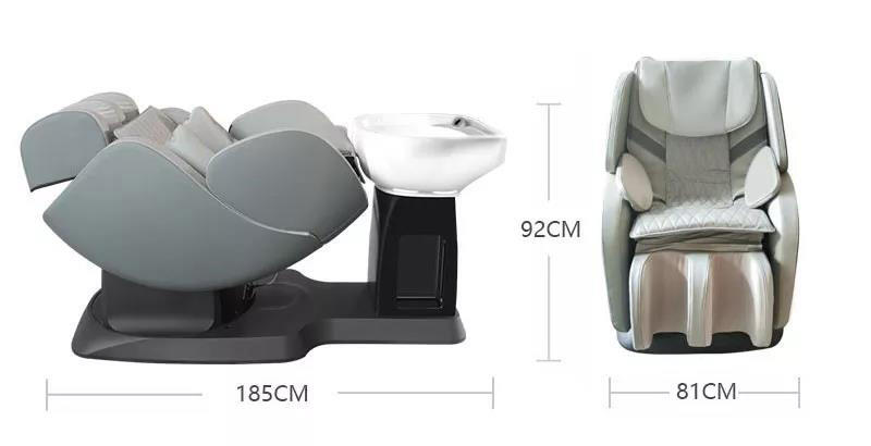 product lay down hair salon washing shampoo massage chair spa head water therapy shampoo bed and massage bed with sink-7