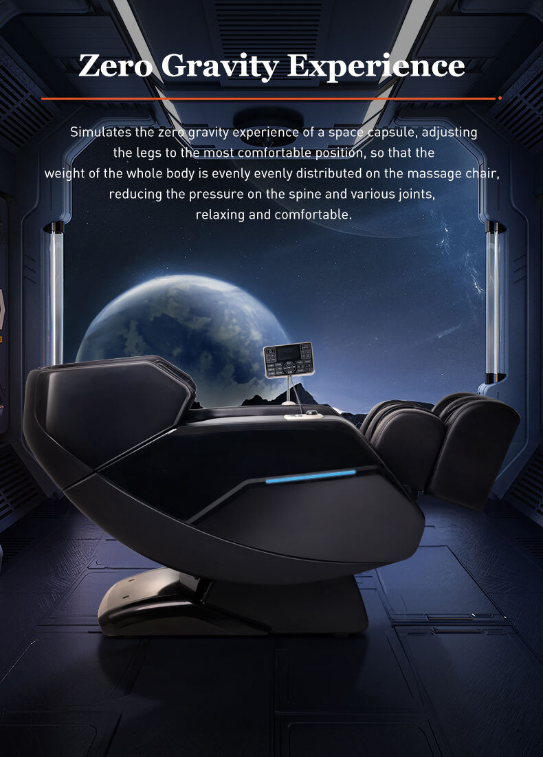 product 2024 most popular 3d zero gravity luxury modern smart air pressure heating shiatsu smart massage chair full body massager-9