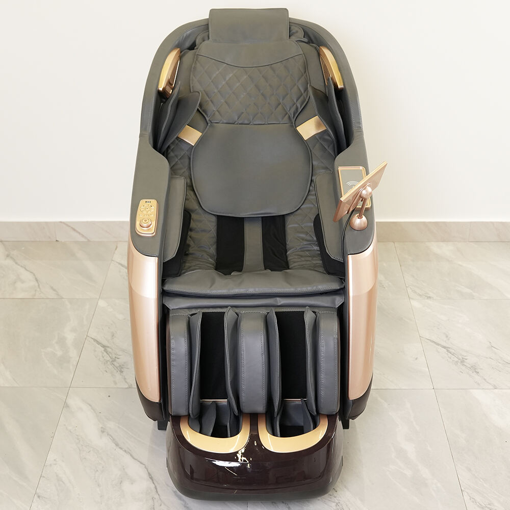 Electric 4D Zero Gravity Full Body Shiatsu Recliner Massage Chair  Zero Gravity Electric3d Luxury PU Leather factory