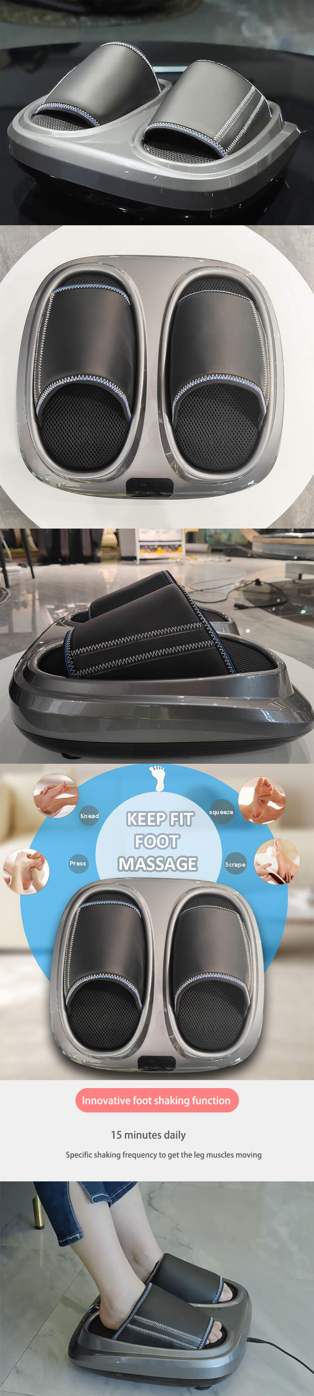 product 2025 zhejiang electric foot massager machine factory wholesale lymphatic drainage vibrating feature-1