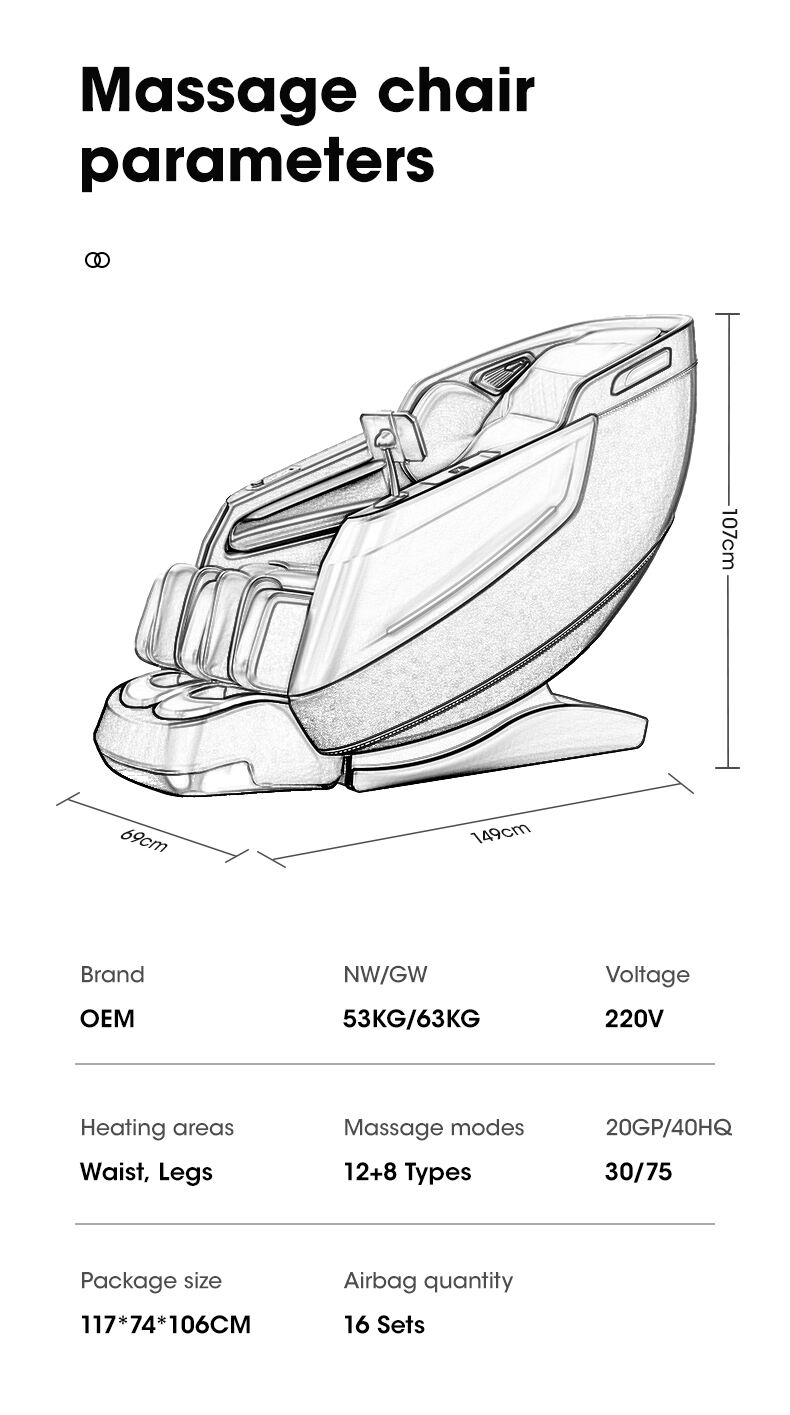 GUOHENG Electric Deluxe Full Body Zero Gravity Music 4d massage chair electric massage sofa sl track big supplier