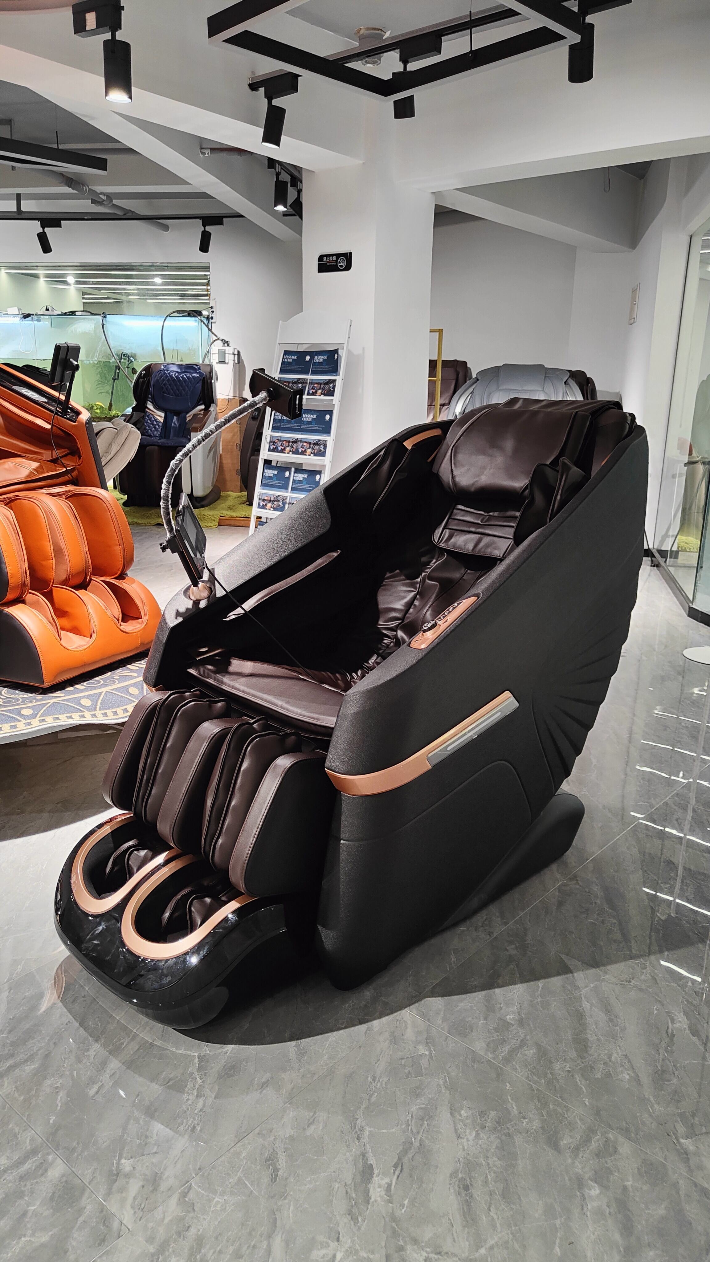 product music electronic shiatsu sl shape 3d airbag zero gravity massage chair guoheng latest massage chair for body-3