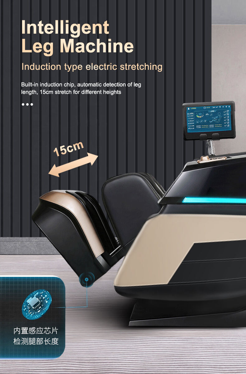 product 2023 luxury electric 4d zero gravity full body massager massage furniture chair guoheng-8