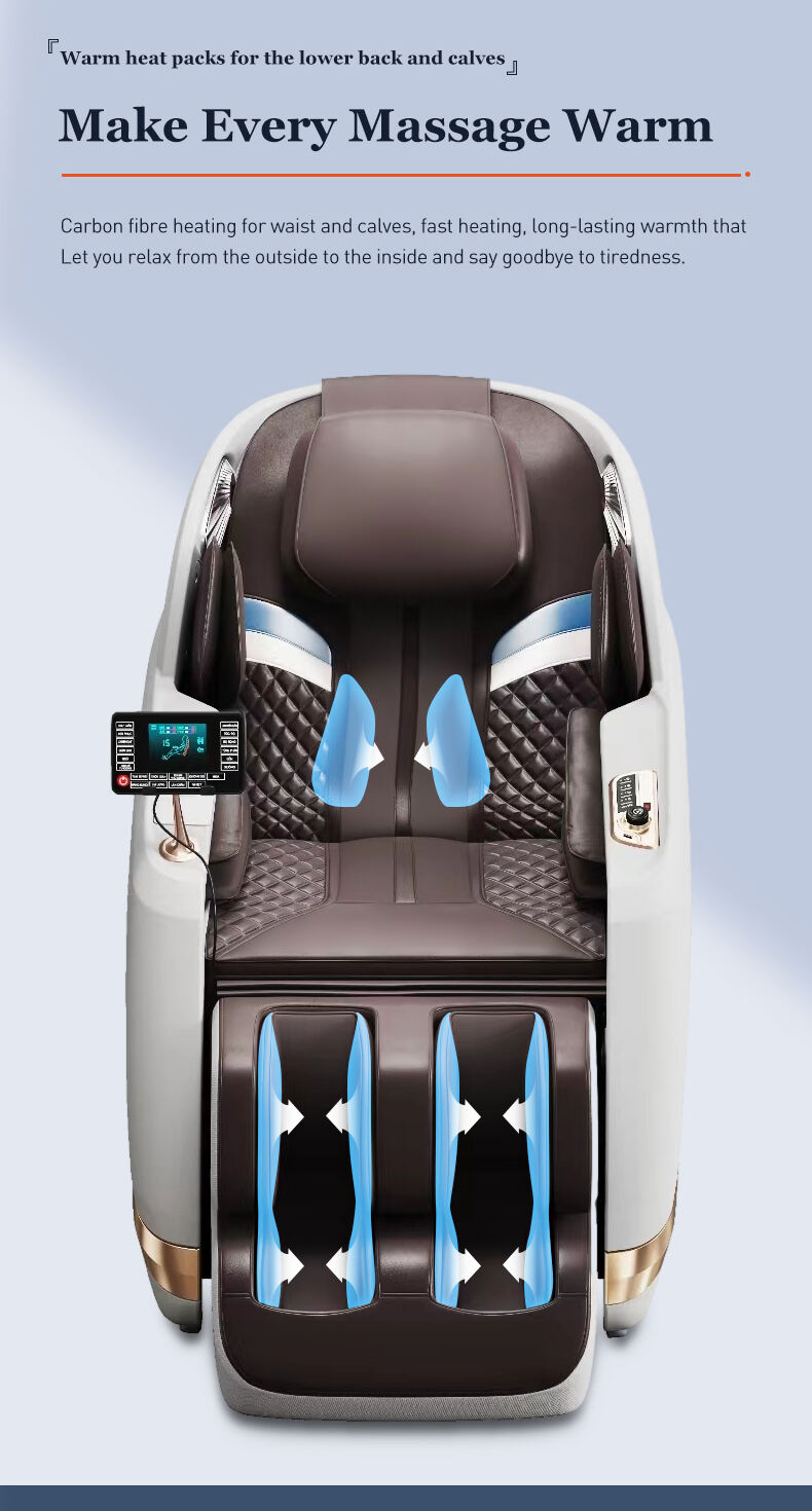 GUOHENG wholesale smart luxury massage chair A10 5d zero gravity ai voice massage chair details