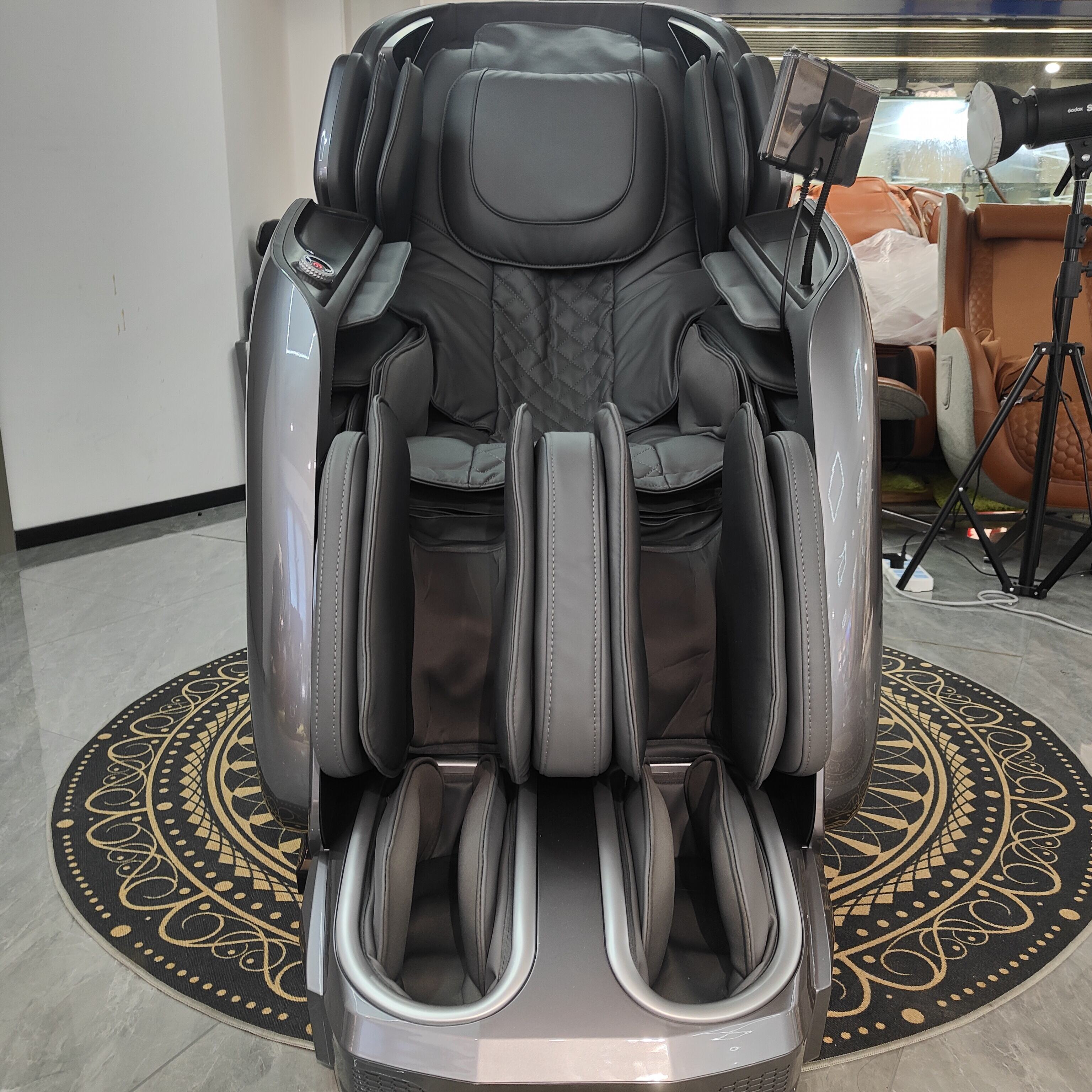 product wholesale luxury electric zero gravity ai voice control  full body massage body scan intelligent massage chair 24 mode for body-0