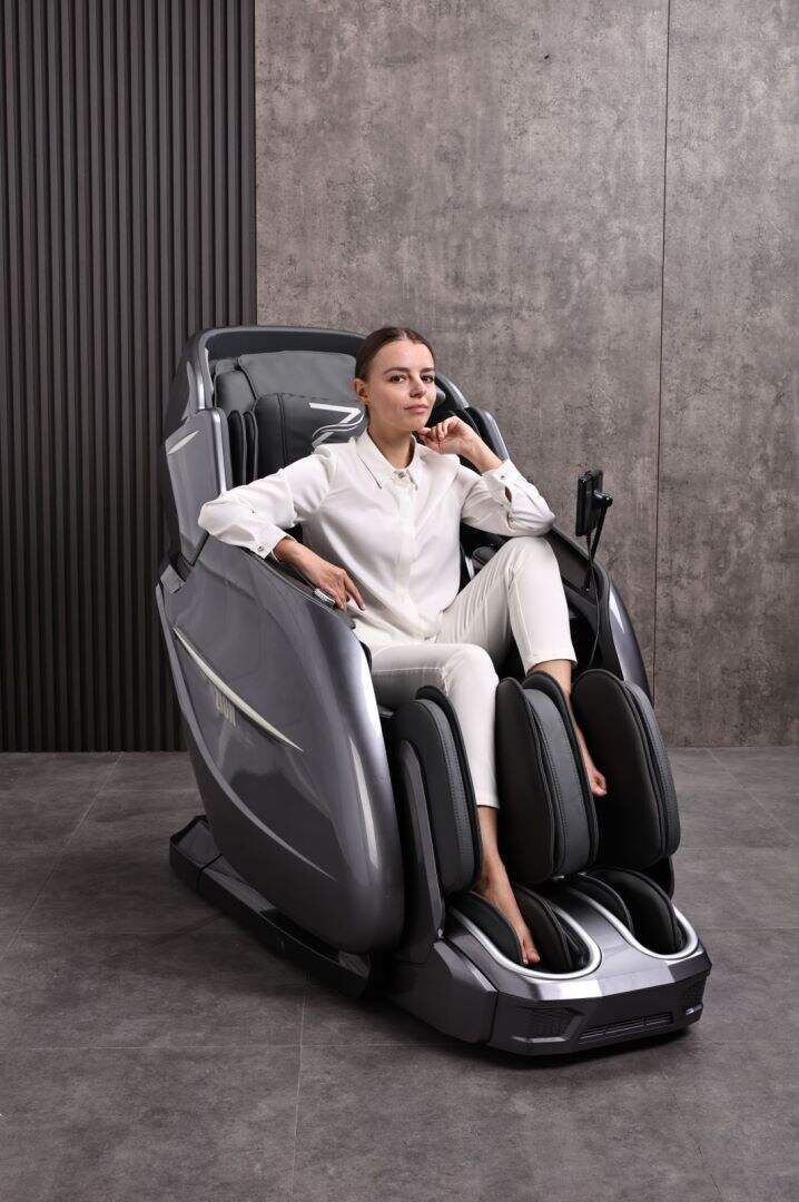 product wholesale luxury electric zero gravity ai voice control  full body massage body scan intelligent massage chair 24 mode for body-2