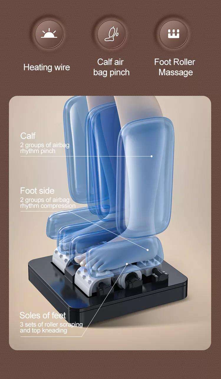 product 4d shiatsu heated zero gravity massage chair extra long full body thai stretch leather recliner for foot massage-7