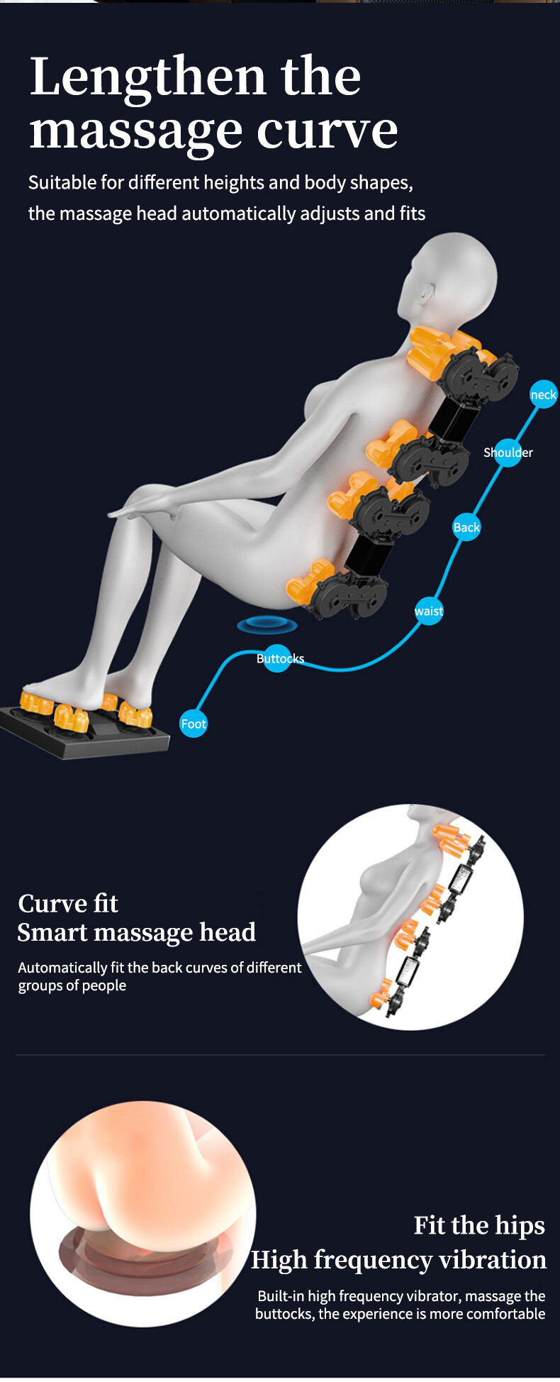 product a31 wholesale touch screen foot 8d electric zero gravity luxury chair massage full body price massage chair-5