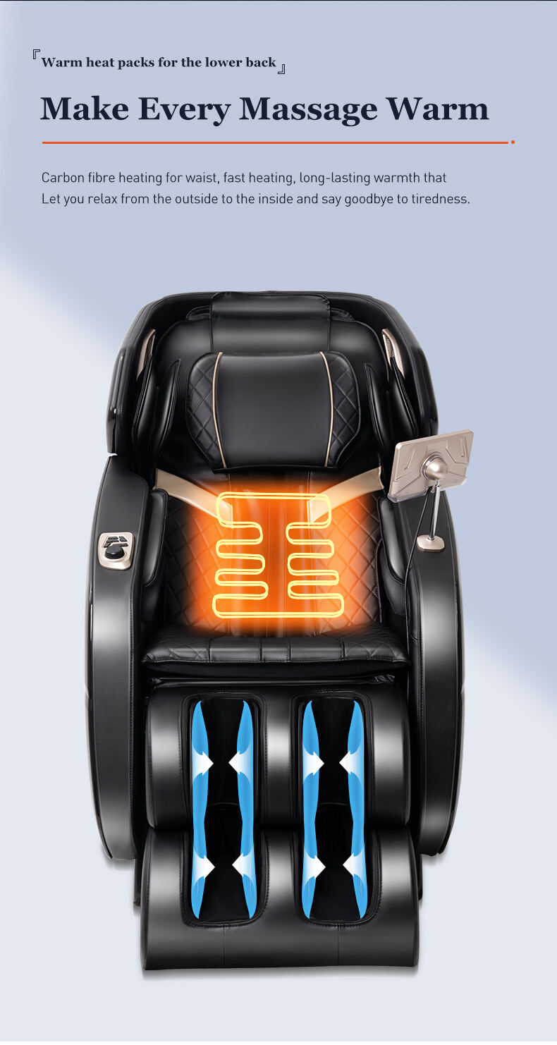 product 2024 most popular 3d zero gravity luxury modern smart air pressure heating shiatsu smart massage chair full body massager-10
