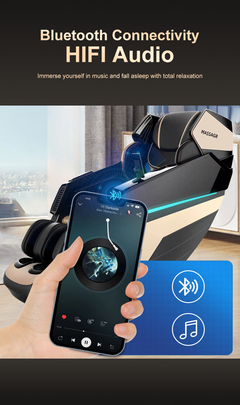 product 2023 luxury electric 4d zero gravity full body massager massage furniture chair guoheng-7