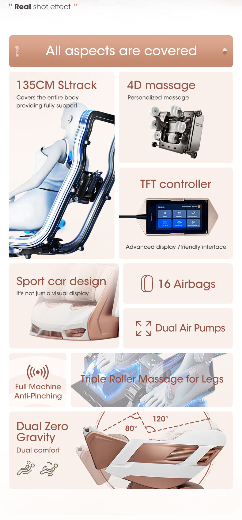 product guoheng full body massage chair luxury 4d zero gravity shiatsu electric heating sl track massage chair-4