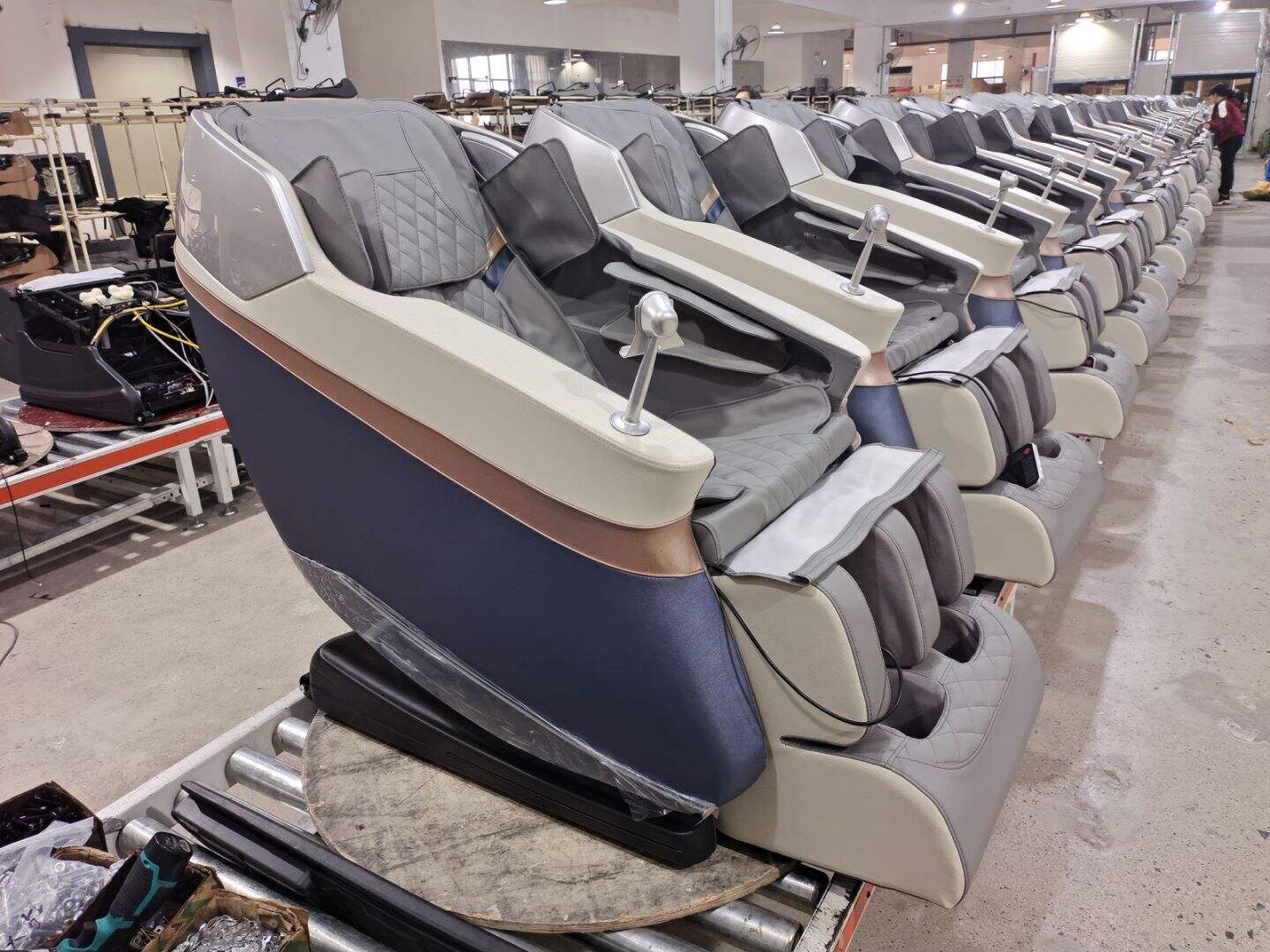 product guoheng back and leg touch screen remote controller massage chair full body 8d zero gravity luxury-0
