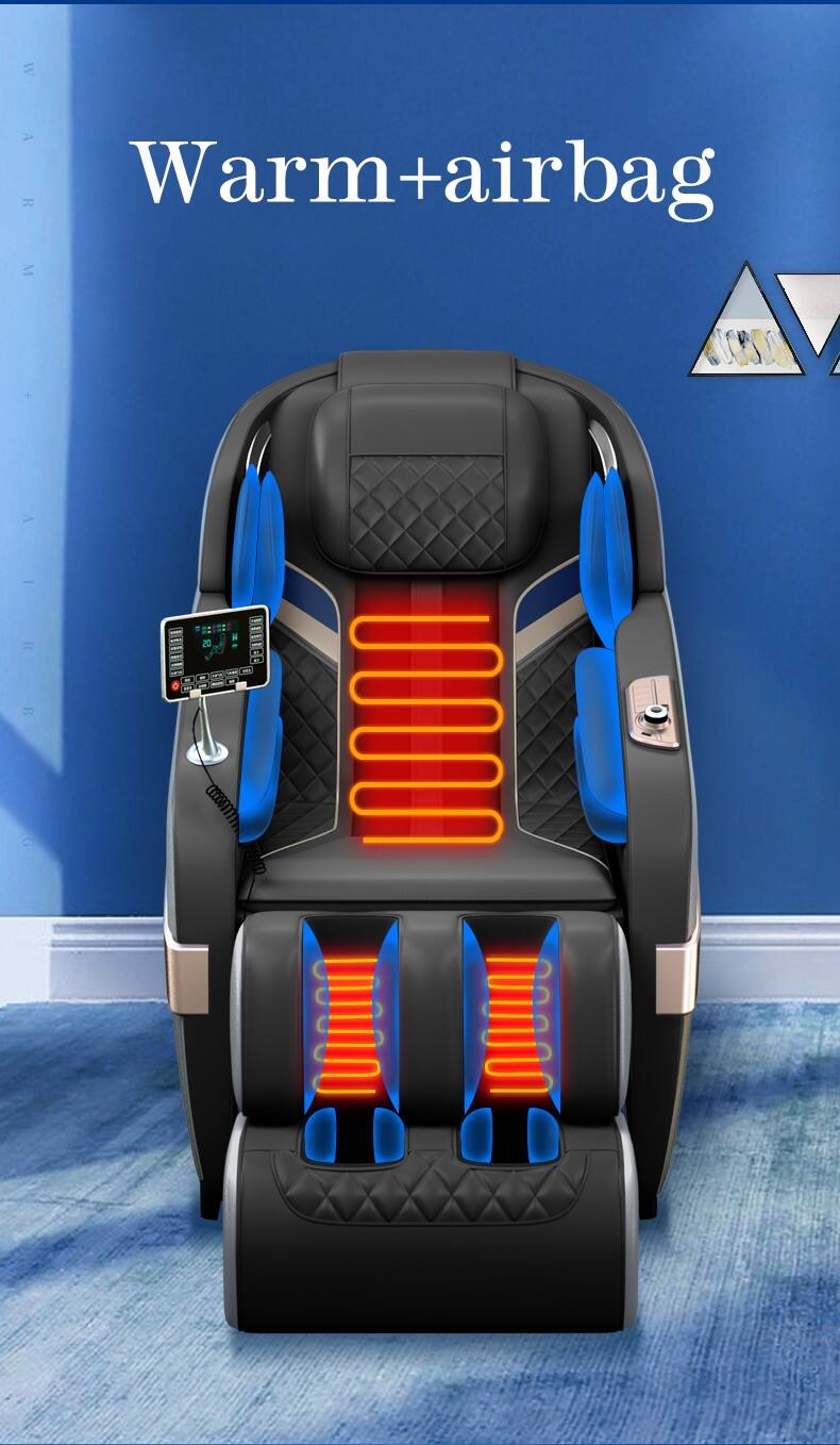 A29L  4d full body heated massage chair sl track electric shiatsu luxury zero gravity massage chair manufacture