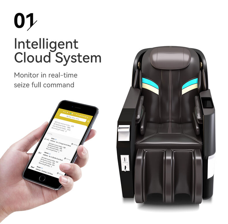 GUOHENG SY-3 vending massage chair, accepts coins, credit cards, and QR code payments. manufacture