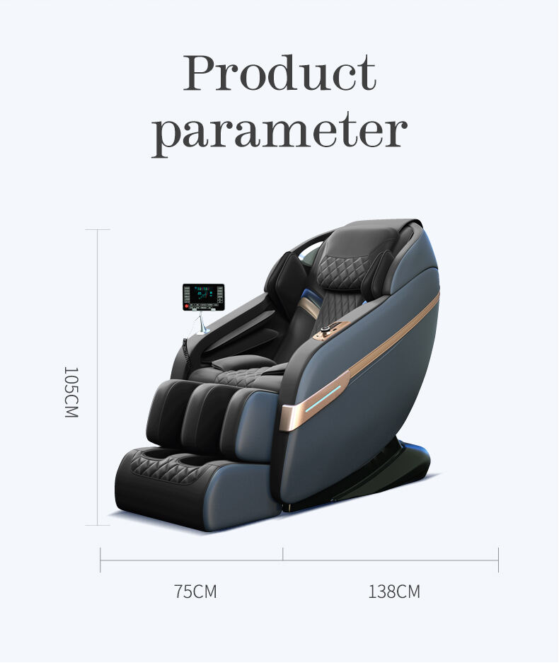 A29L  4d full body heated massage chair sl track electric shiatsu luxury zero gravity massage chair supplier