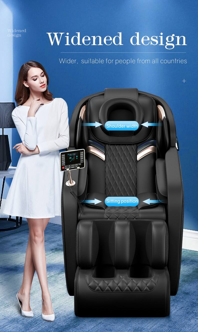 A31  4D Zero Gravity Shiatsu Electric Heating SL Track Massage Chair factory