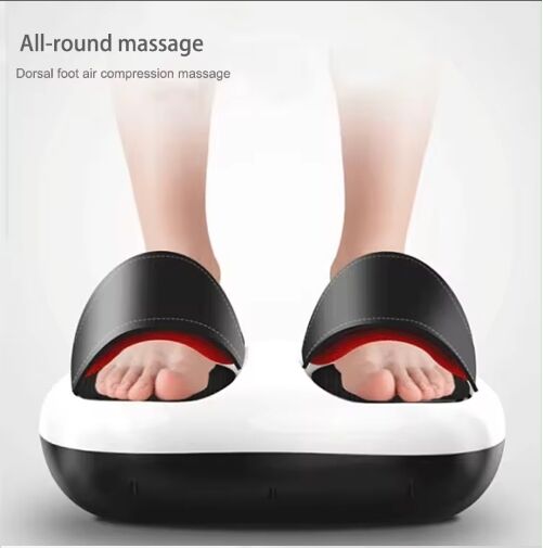 GH-01 electric heated shiatsu foot pain relief roller machine-increases blood flow circul with remote control foot massager manufacture