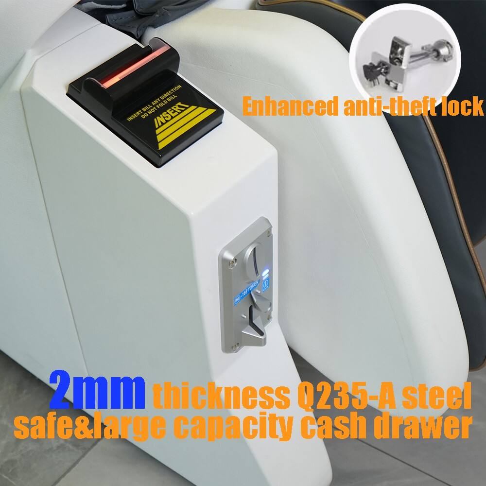 Cheap 3D commercial massage chairs featuring an APP backend management system, customizable payment options, suitable for use in airports and shopping malls. supplier