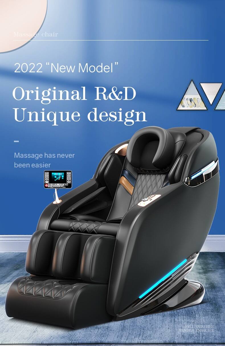 A31  4D Zero Gravity Shiatsu Electric Heating SL Track Massage Chair manufacture