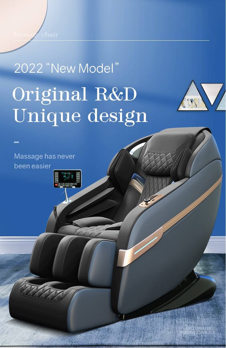 A29L  4d full body heated massage chair sl track electric shiatsu luxury zero gravity massage chair supplier