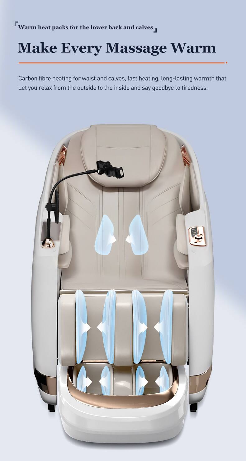 A10  4d Shiatsuzero gravity ai voice wireless charging Massage Chair manufacture