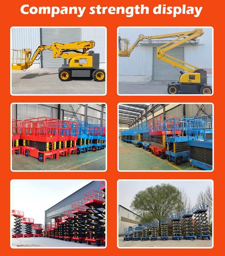 Curved arm aerial work vehicle Street lamp installation High-altitude lifting platform Aerial operation lifting equipment manufacture