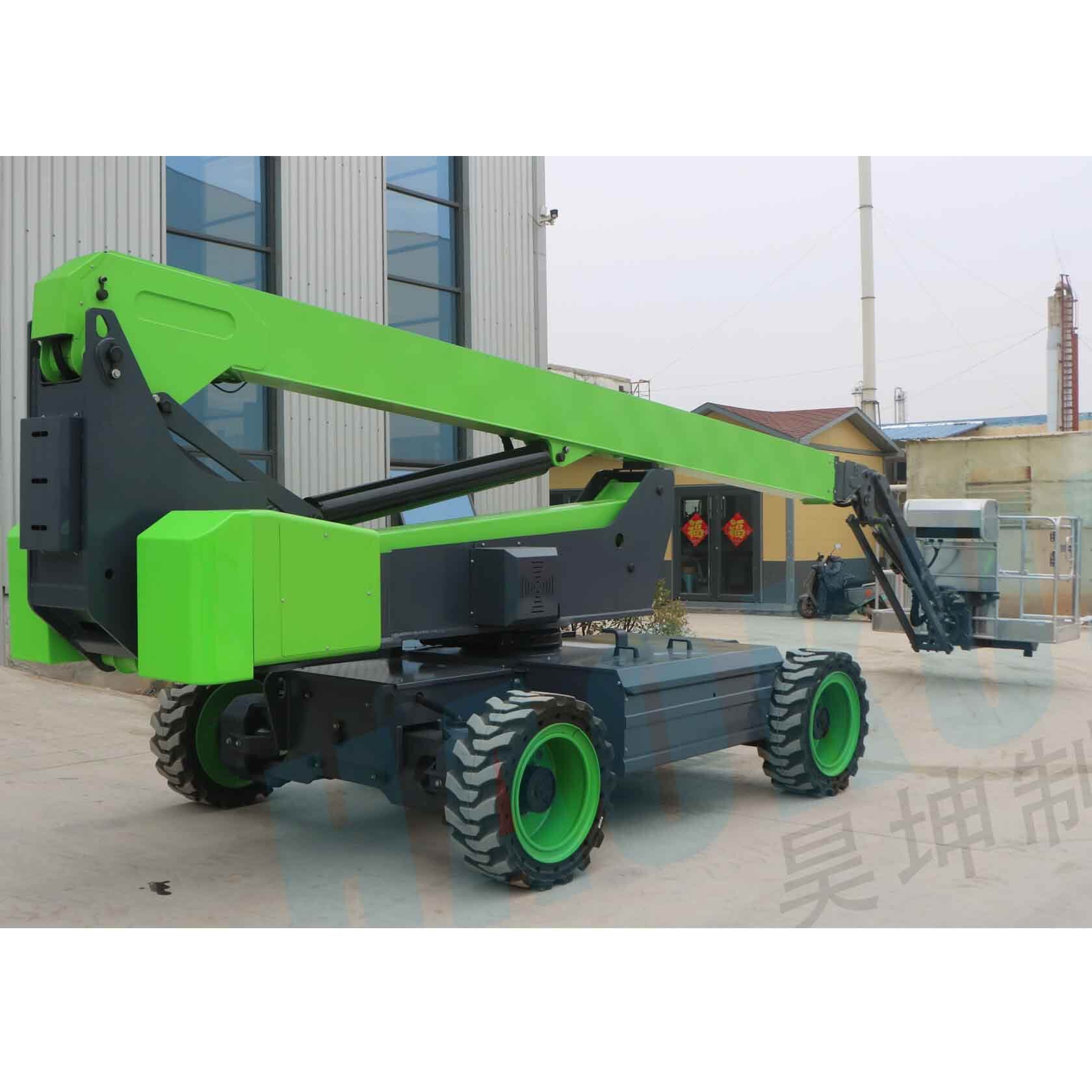 Straight boom lift or telescopic boom lift