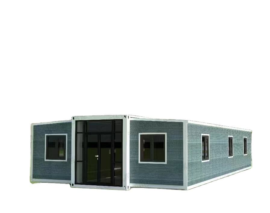 Double Storey Flat Roof Expandable Container House Expandable House Prefabricated House Living Tiny Villa factory