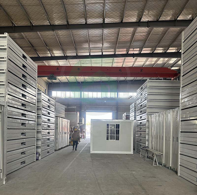 Easily Installing 20ft Foldable Container House Shipping Container Prefabricated Office With Folding House Container Home factory