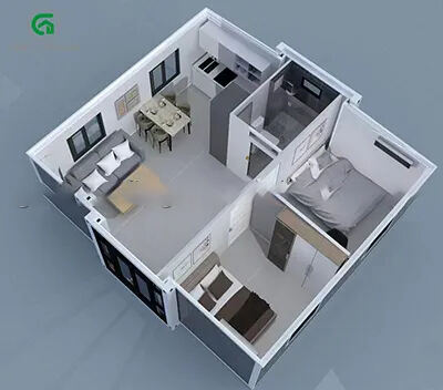 Grande Prefab Houses Easy Assemble Foldable Home Expandable Modular House 2 Bedroom Customized Ready to Live supplier