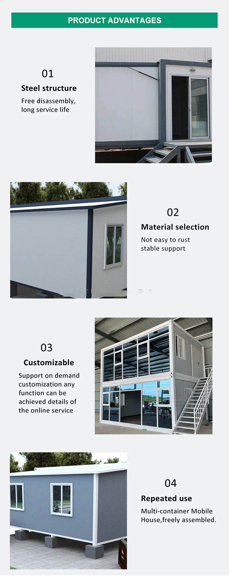 Prefab Container House Living Extendable Container Home Modular Folding House for Sale Factory Provide Expandable Office supplier