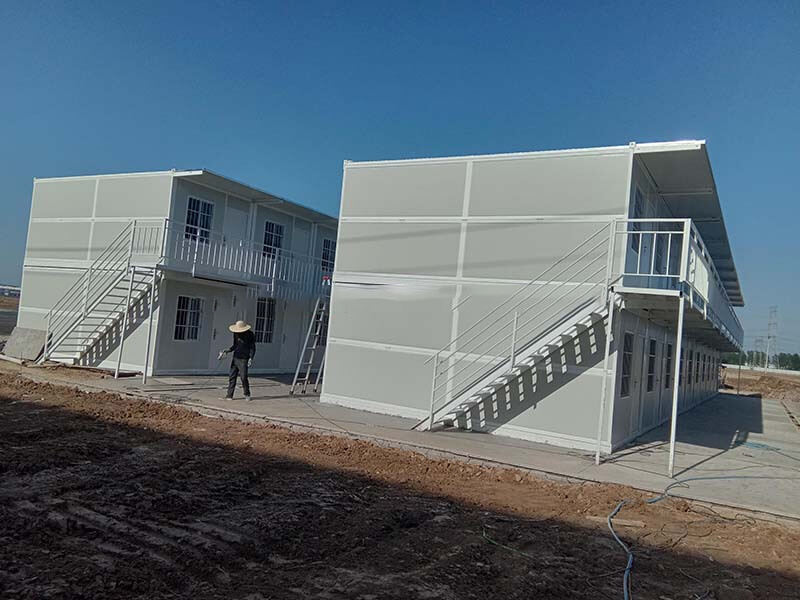 Grande Foldable Prefab House with Guardrails and Walkways Prefab Container Homes Ready To Live for Travel factory