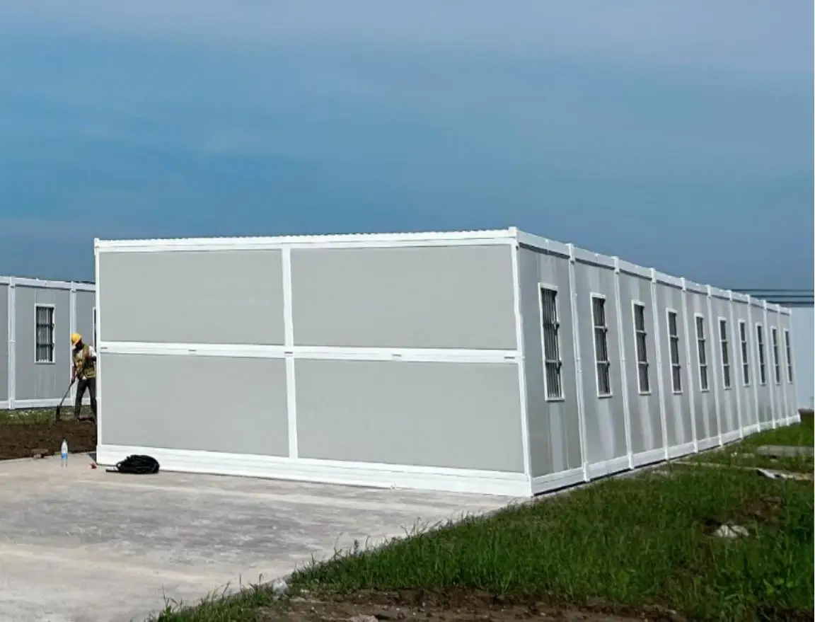 Fast install container type portable cabins for instant living manufacture