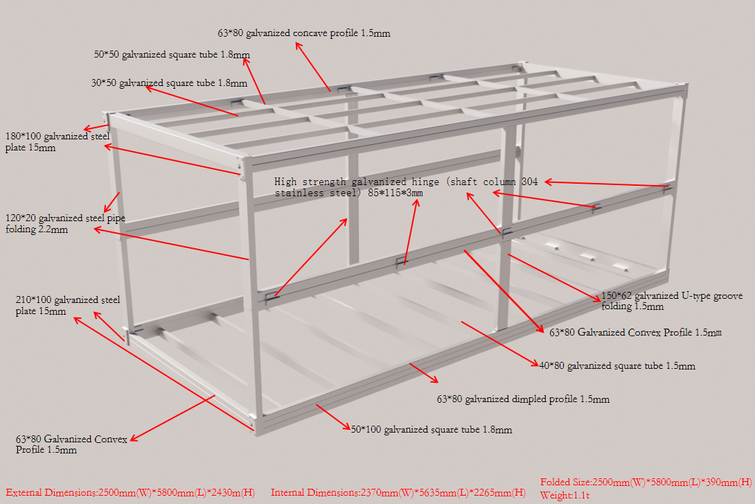 Easy assemble Portable ship container type prefab ready home for instant living supplier