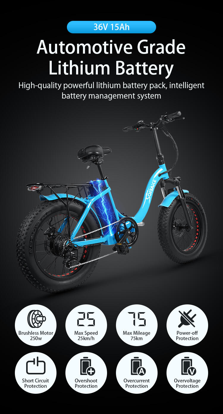 EU warehouse electric bike folding electric bicycle foldable e-bike 250w 25km/h 20 inch fat tire portable ebike for women factory