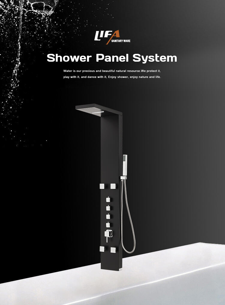 Super quality economical shower column water saving stainless steel shower panel CF-8350 supplier