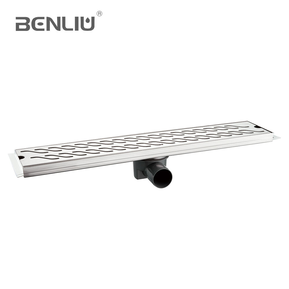 Concealed  bathroom accessories stainless steel  long floor drain DR11