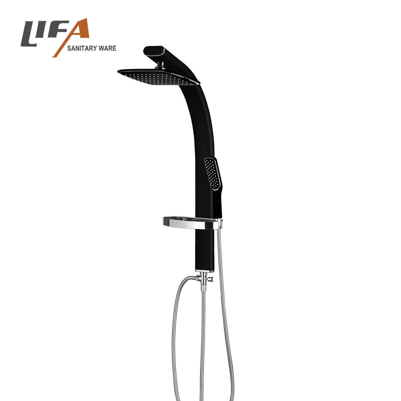 Cheap prices modern design wall-mounted aluminum alloy shower column CF-3129