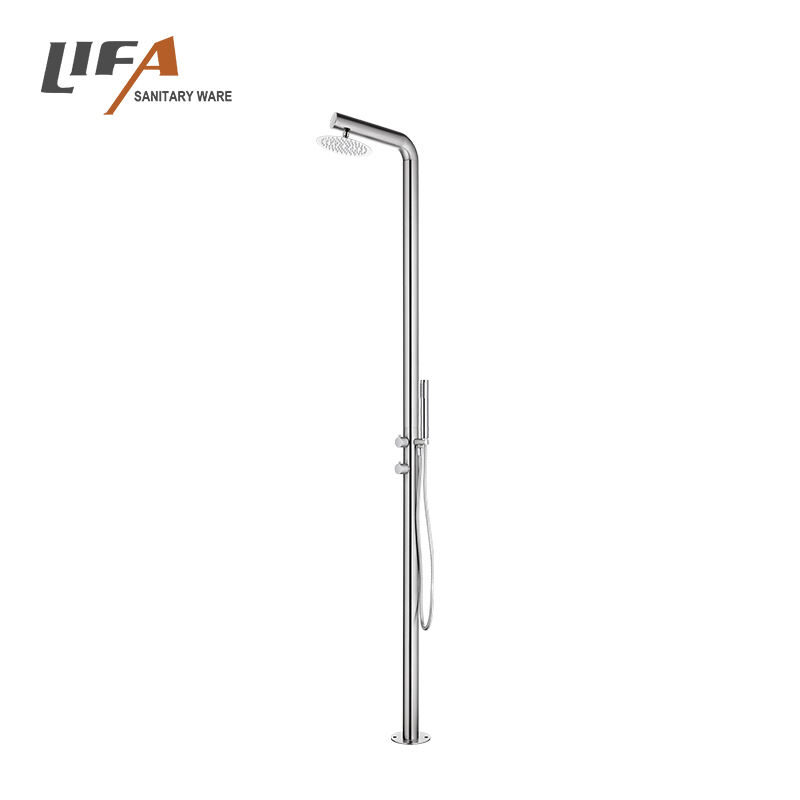 Columna de ducha de acero inoxidable de nuevo diseño para piscina al aire libre, de lujo, para playa y jardín CF-5305