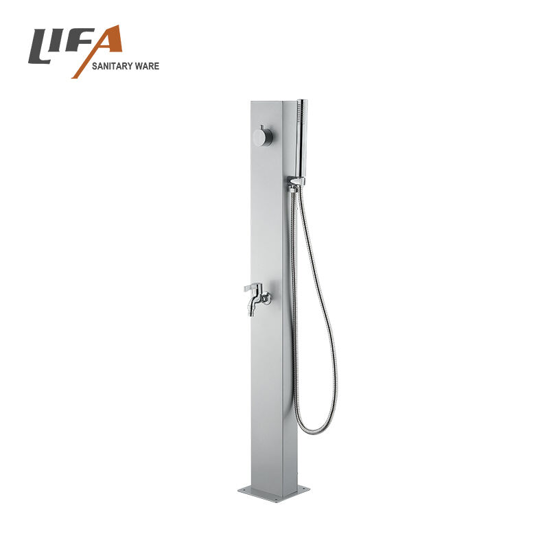 Modern  Swimming Pool Outdoor Shower Panel Aluminum Alloy Shower Column For Garden CF-5203