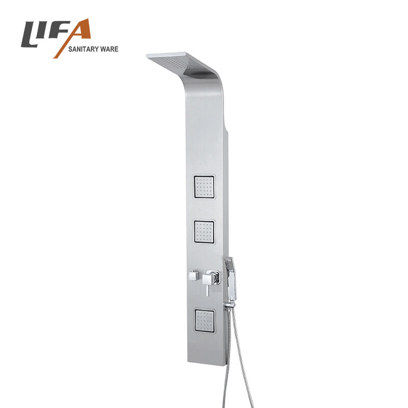 B2b bathroom sanitary product enjoy shower Hydrating lifa stainless steel shower panel CF-8204