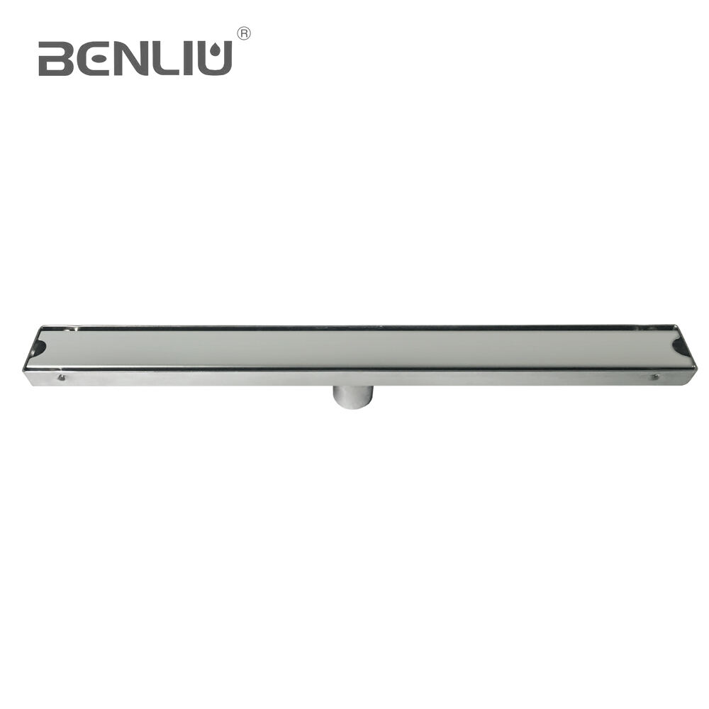 Economic high quality simple style stainless steel  long floor drain DR16