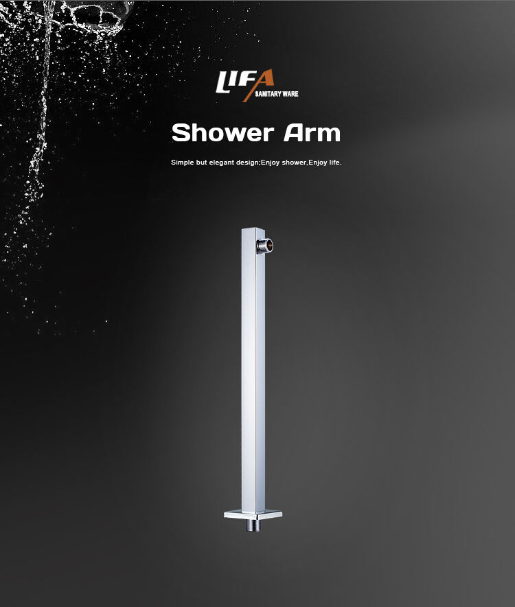 Bathroom wall mounted shower head arm  stainless steel shower arm F45/F46 details