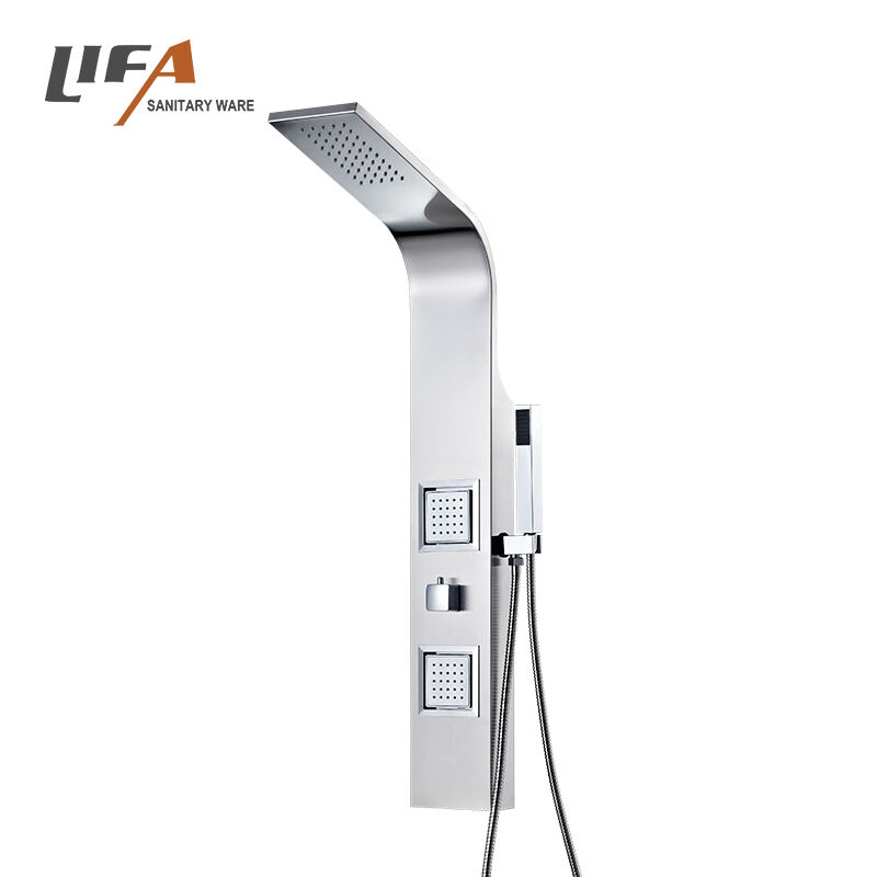 wholesale price shower column hydro massage rainfall installation high pressure shower panel CF-3049
