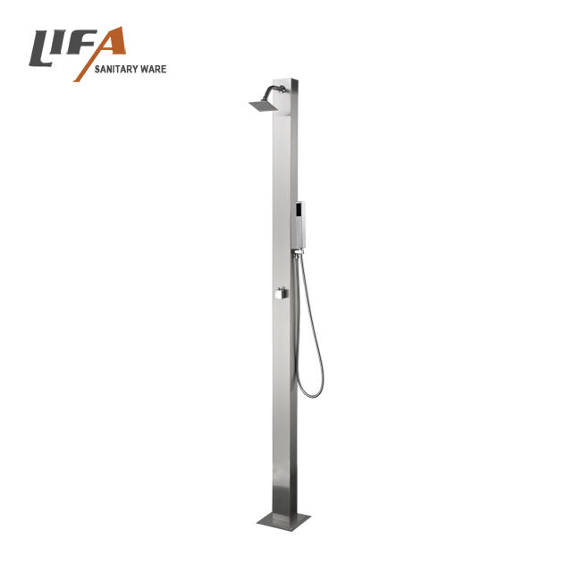 Hot Sell 304 Stainless Steel Garden Waterfall Rainfall Multifunctional Outdoor Shower Panel CF-5011