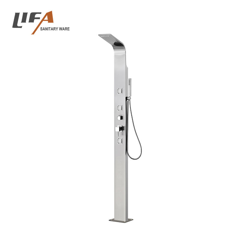 New design stainless steel outdoor swimming pool shower panel  for  beach and garden CF-5018