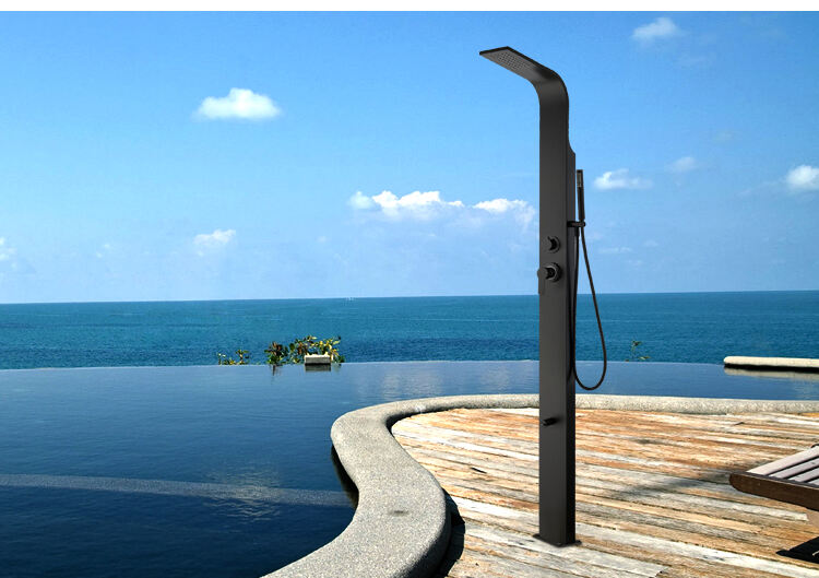 New Design  Outdoor Garden Shower Aluminium Swimming Pool Shower With Footwash CF-5016 supplier