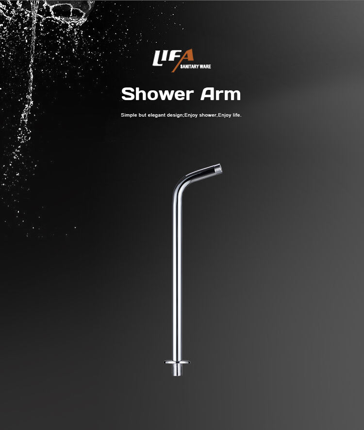 Bathroom High Quality extend shower head arm wall mounted shower arm shower pipe F41/F42 supplier