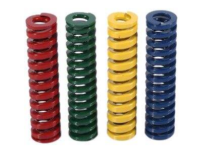 What is the purpose of a coil spring?