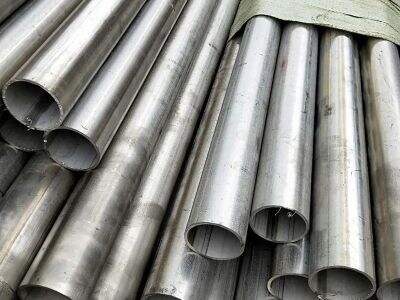 Stainless steel pipe production process.